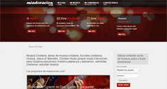 Desktop Screenshot of miadoracion.com